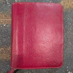 Franklin Covey Binder (Compact Size / Red) and 2026 Planner